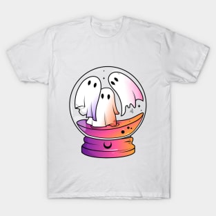 Magic Ghosts Glass Ball Classic T-Shirt